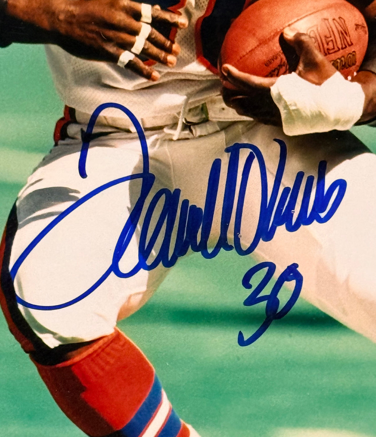John Elway & Terrell Davis Dual Autographed 8x10 Photos With Custom Deluxe Lighted Shadowbox Frame – BSA COA