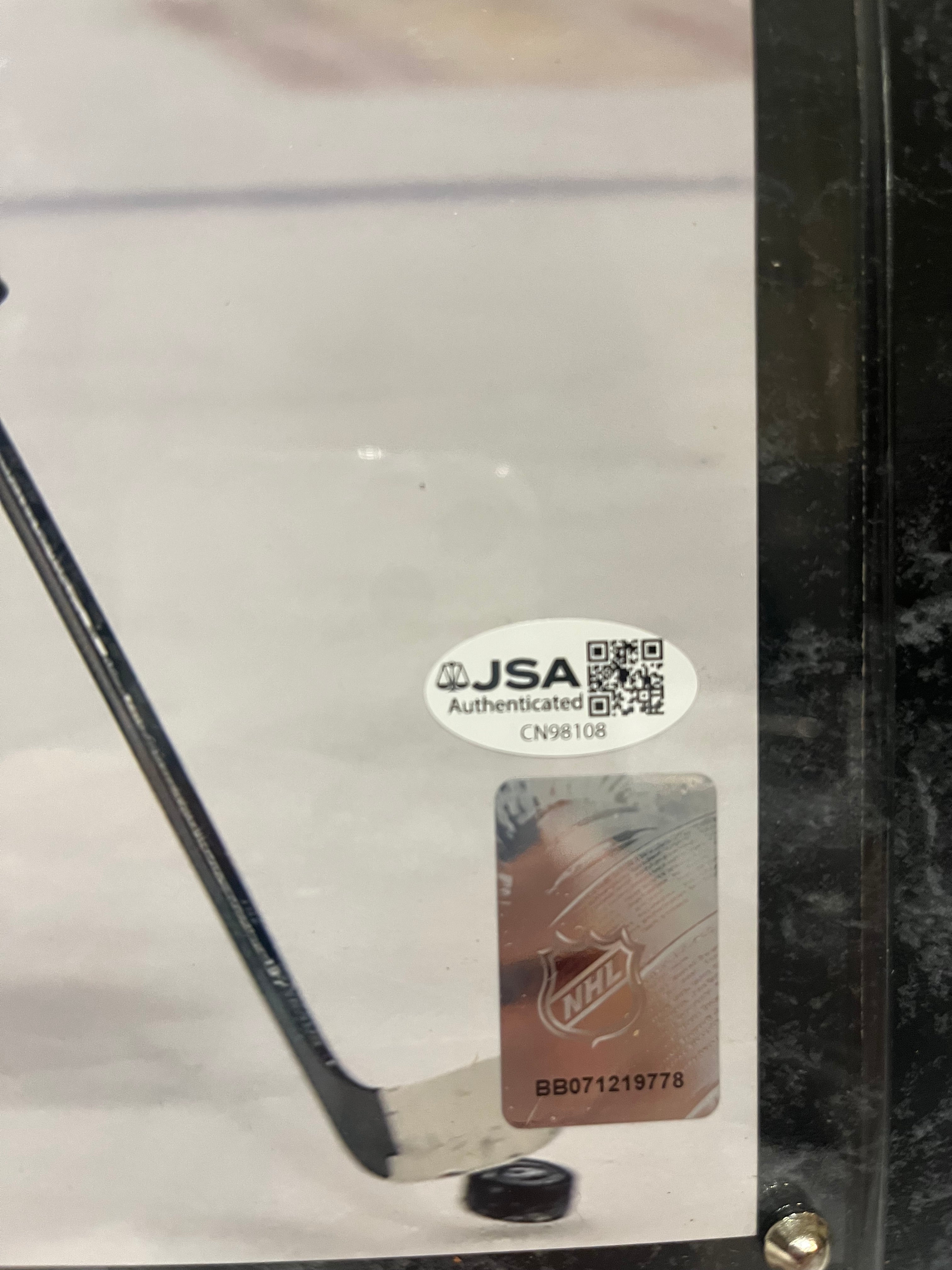 Cale Makar Autographed 8x10 Burgundy Jersey Photo with Plaque — Colorado Avalanche | JSA COA