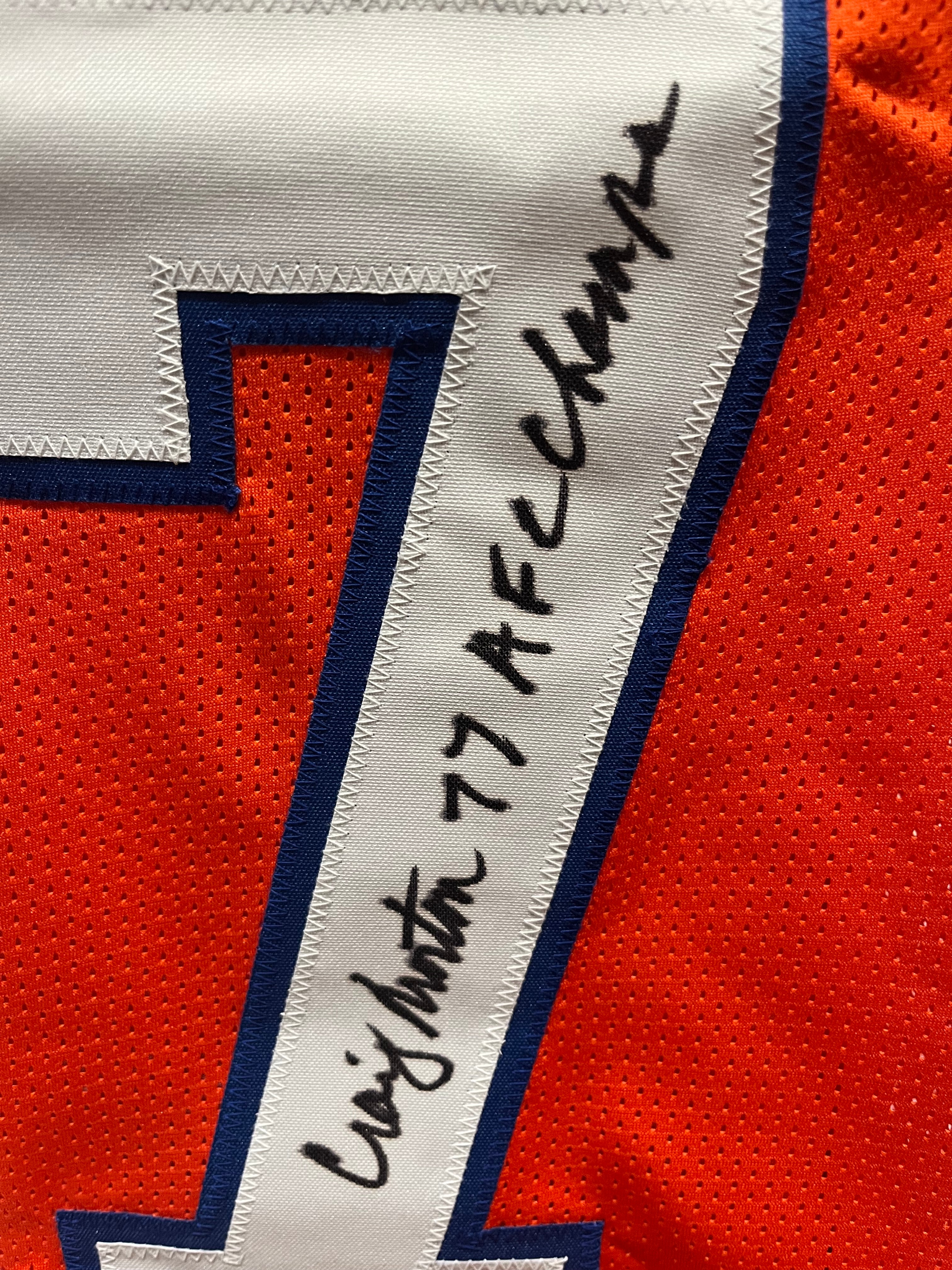Craig Morton Denver Broncos Autographed & Inscribed Custom Jersey BAS COA