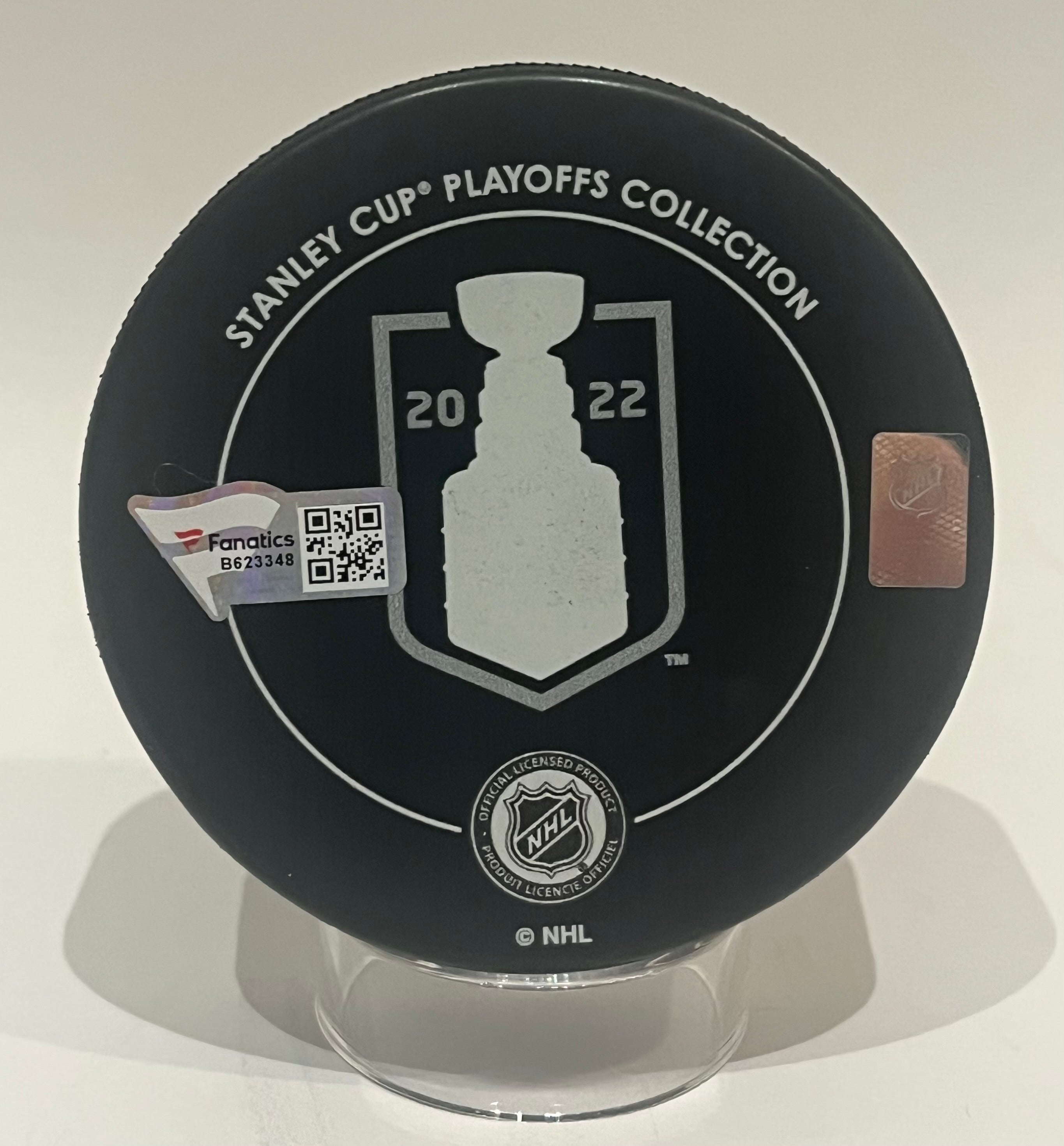 Nathan MacKinnon Autographed Colorado Avalanche Stanley Cup Puck | Fanatics COA