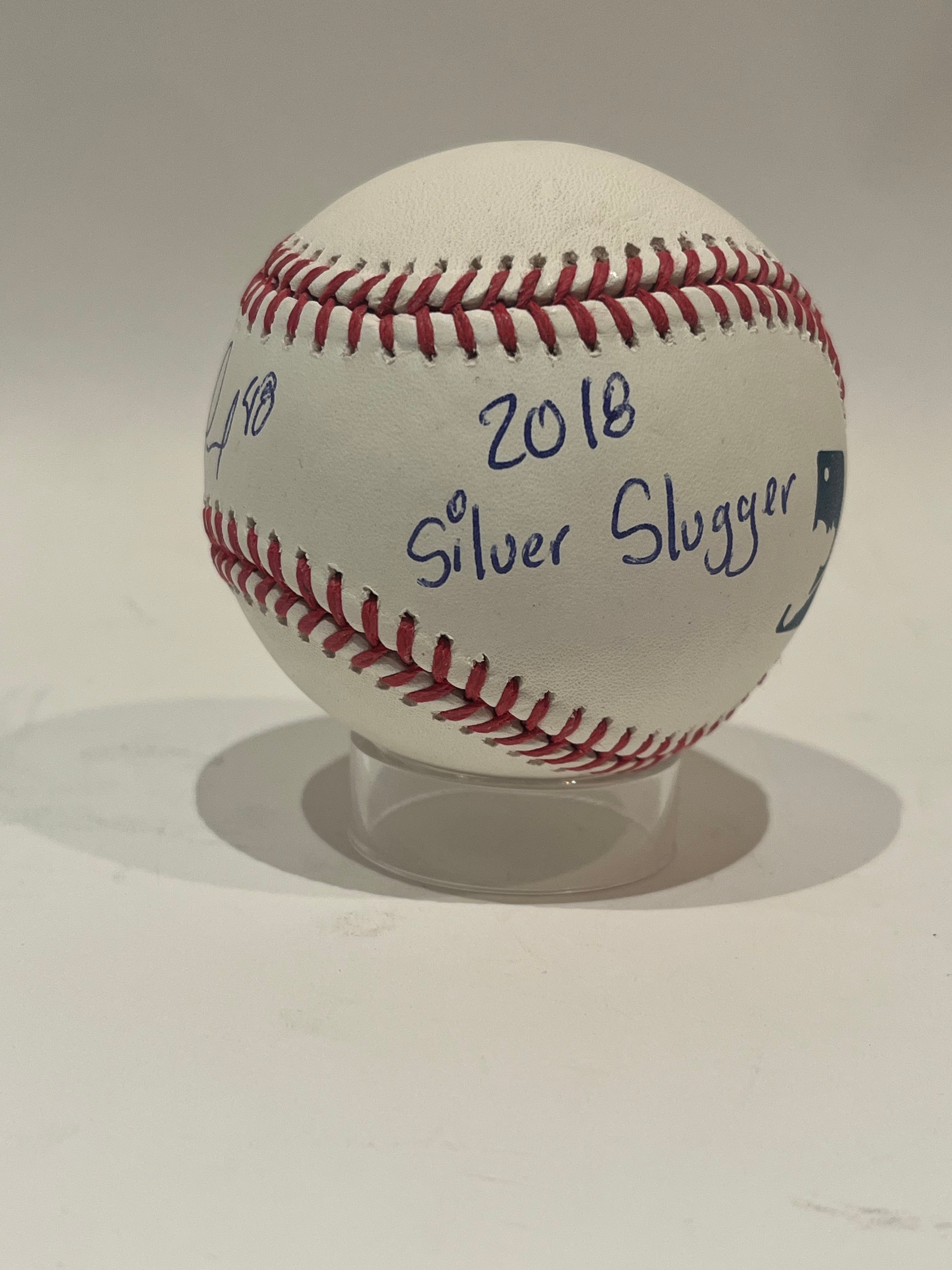 Germán Márquez Autographed & Inscribed "2018 Silver Slugger" Baseball | JSA COA