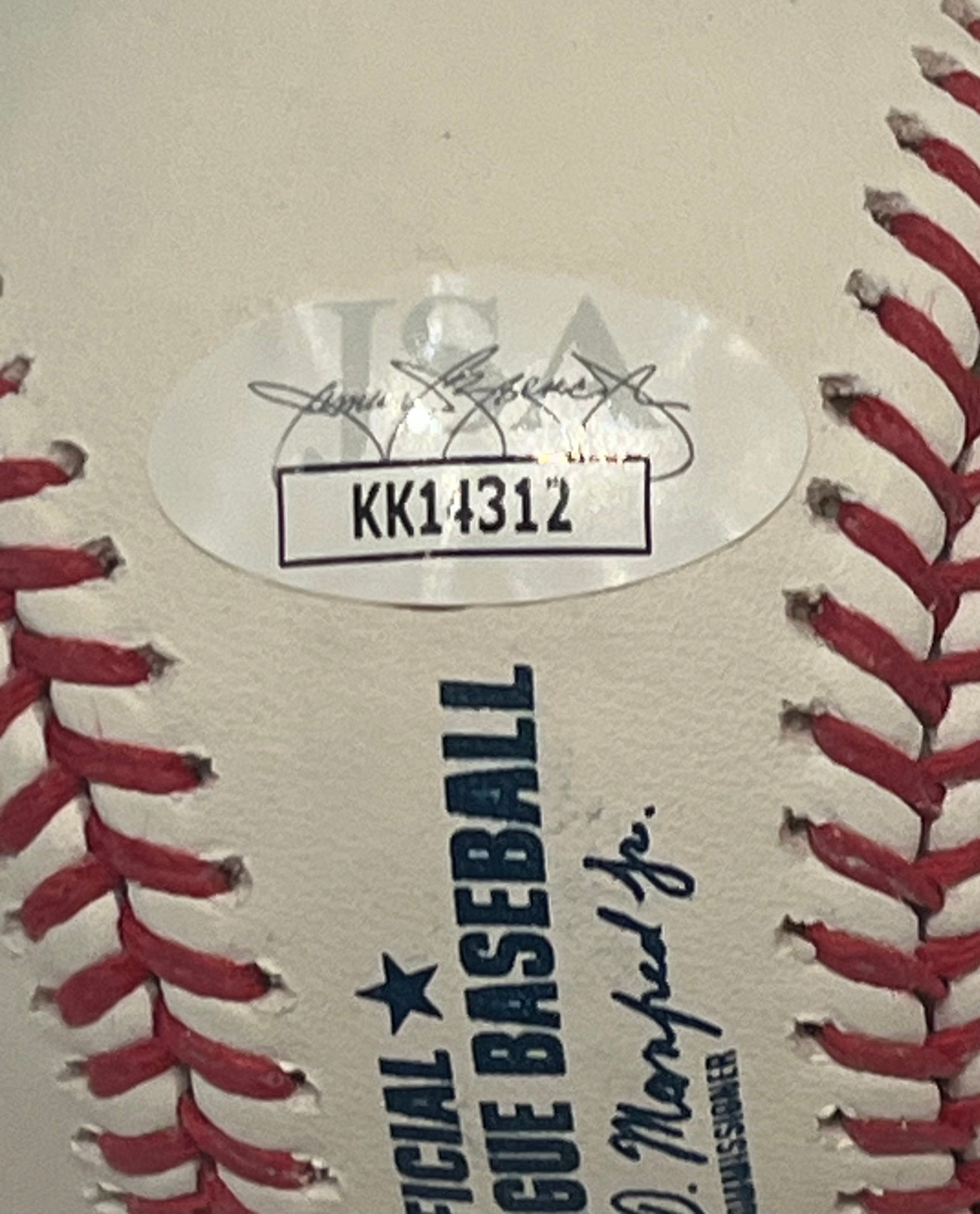 Germán Márquez Autographed & Inscribed "2018 Silver Slugger" Baseball | JSA COA