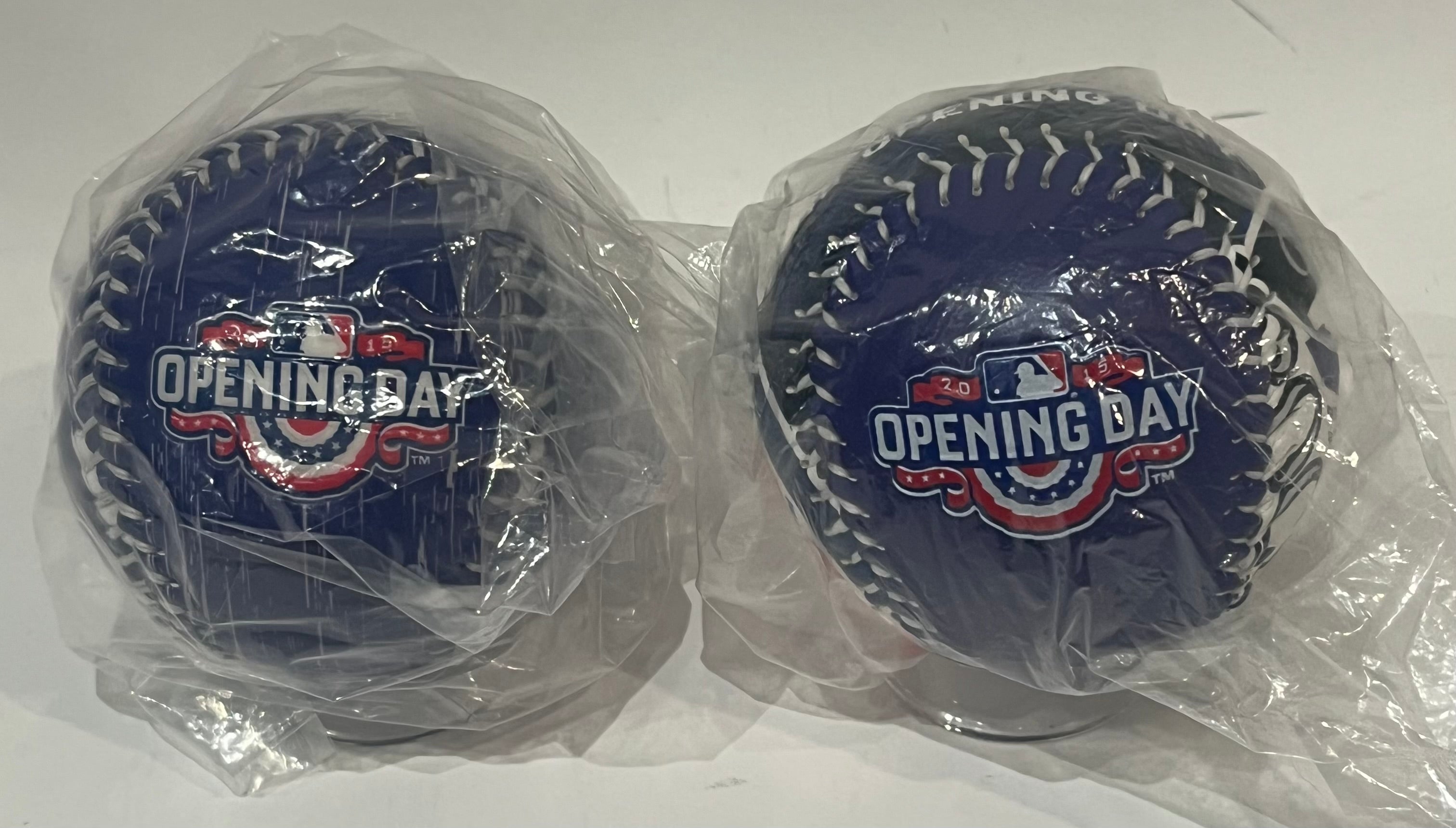 Colorado Rockies vs. Chicago Cubs Opening Day Baseballs | 2015 (Set of 2)