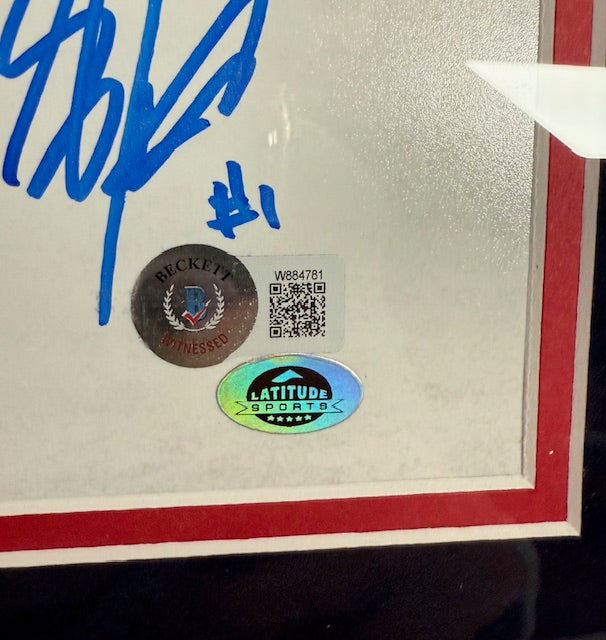 Miracle On Ice Team Autographed 16x20 Photo Deluxe Framed Beckett COA