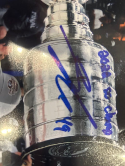 Sam Girard Autographed Inscribed '2020 SC Champs' 8x10 Photo JSA COA - Latitude Sports Marketing