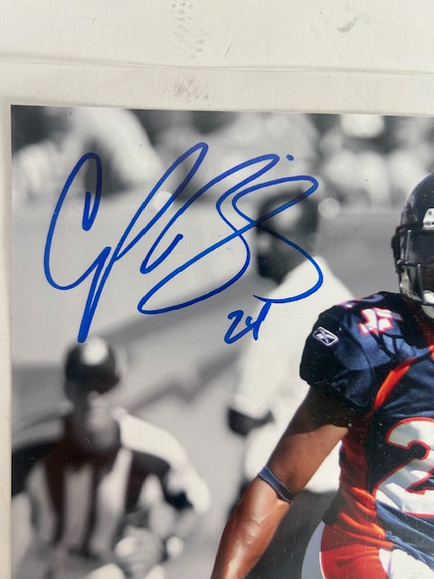 Champ Bailey Autographed Denver Broncos 8x10 Photo JSA COA