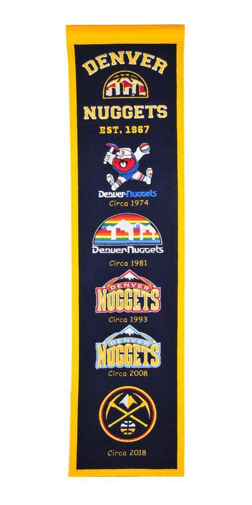 Denver Nuggets Team Logo Banner - Latitude Sports Marketing