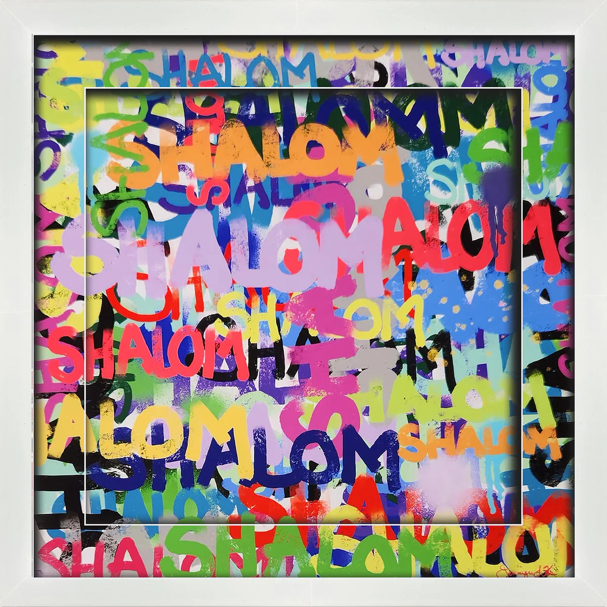 SHALOM 3D POP GRAFFITI ART (Charity) - Latitude Sports Marketing