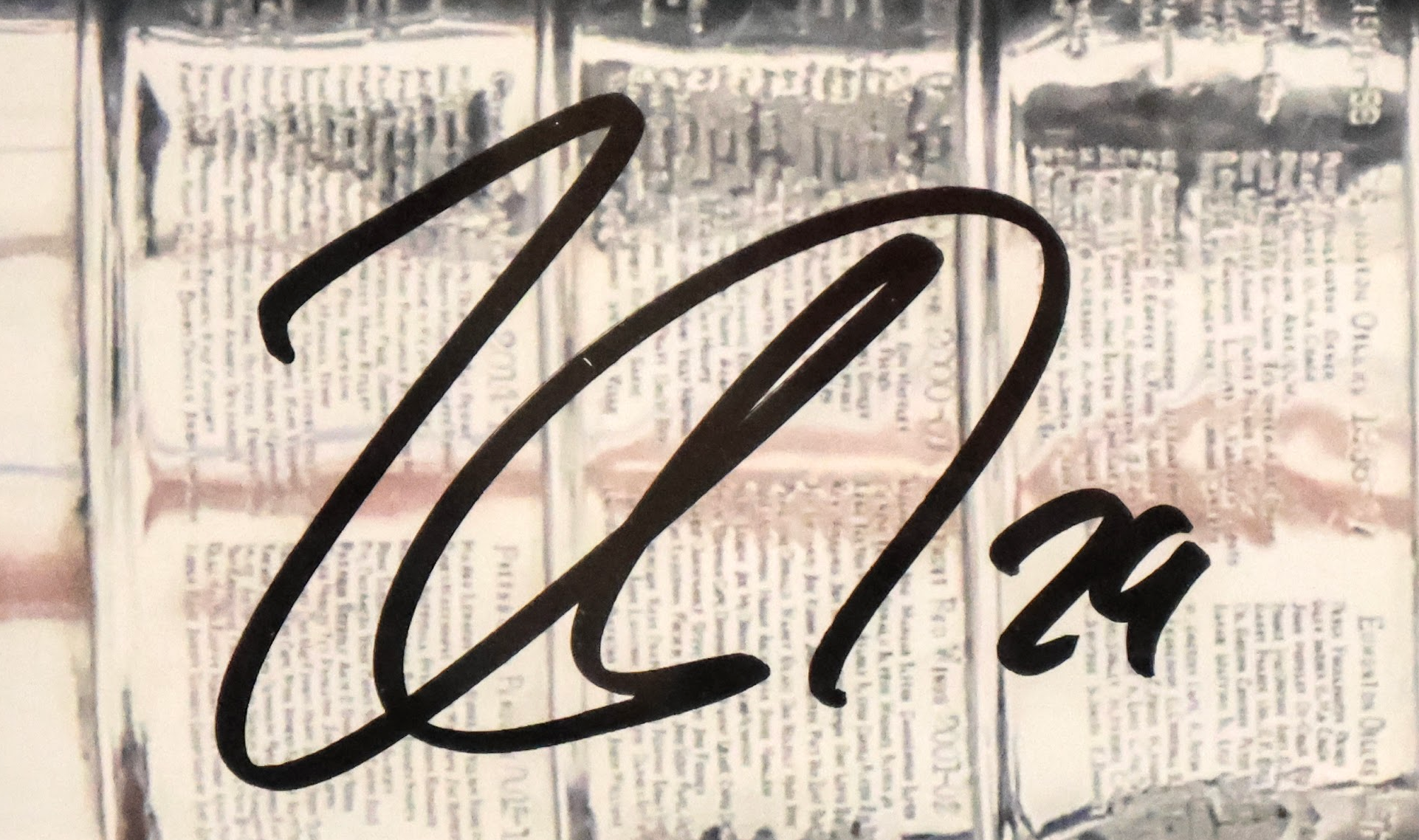 Nathan MacKinnon Stanley Cup Champion Autographed 16x20 Photo with Deluxe Burgundy Background Frame