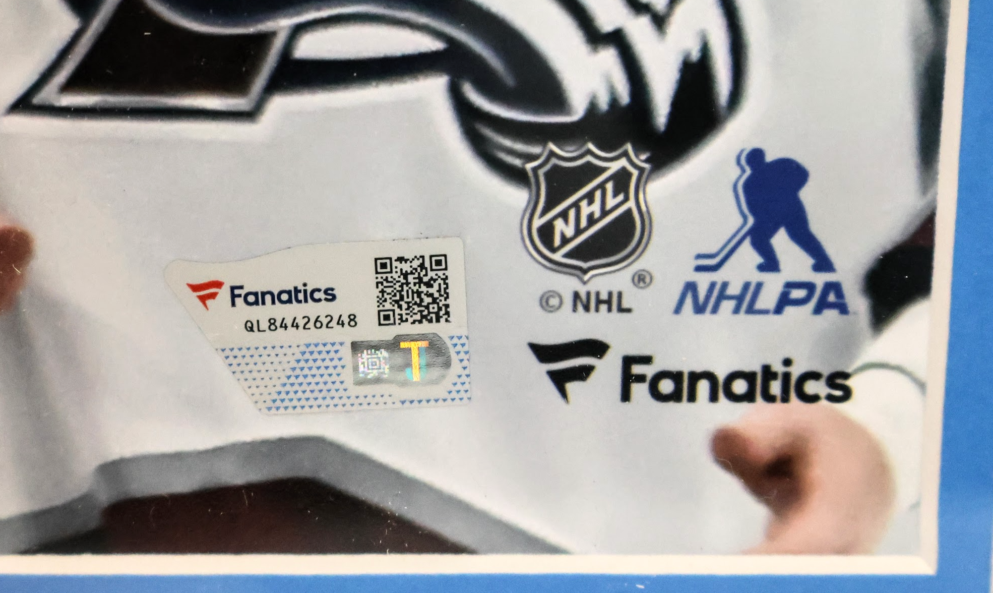 Nathan MacKinnon Stanley Cup Champion Autographed 16x20 Photo with Deluxe Burgundy Background Frame