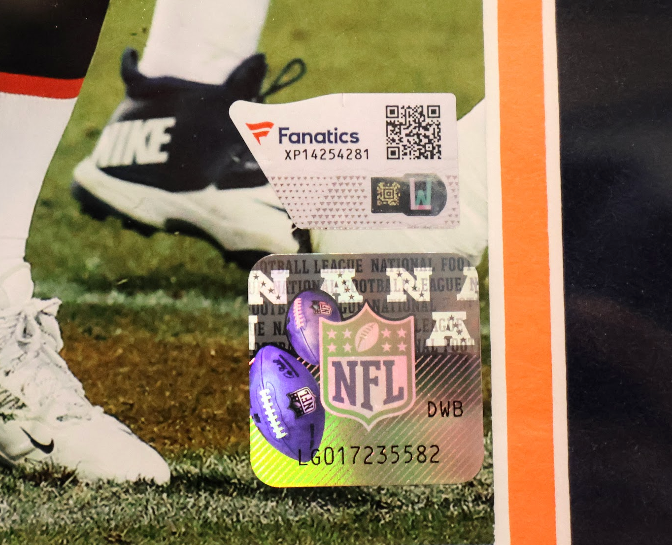 Peyton Manning & John Elway Denver Broncos Autographed 8x10 Photos with Deluxe Frame