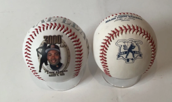 Tony Gwynn San Diego Padres 1982-2001 Rawlings HOF Baseball+Bonus 3000 Hits Ball