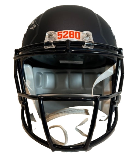 Talanoa Hufanga Autographed Full-Size Denver Broncos Replica Helmet BAS COA