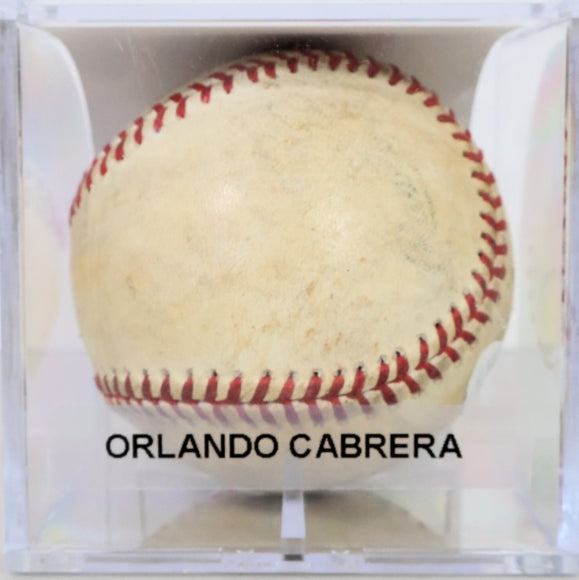 Orlando Cabrera Autographed Rawlings Baseball - JSA COA - Latitude Sports Marketing