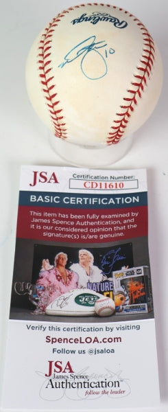 Mike Hampton Autographed Official Major League Baseball - JSA COA - Latitude Sports Marketing