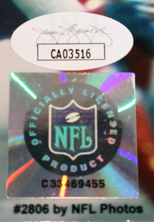 Len Dawson Autographed KC Chiefs 8x10 photo Inscribed "HOF 87" (James Spence)