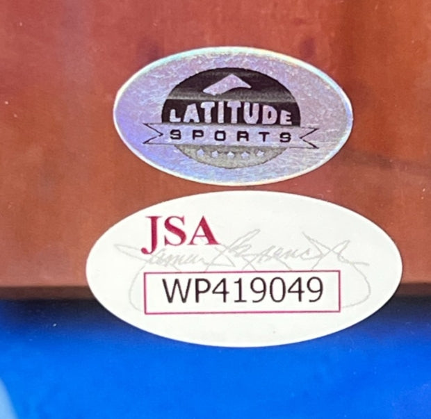 Dennis Smith Autographed Denver Broncos 8x10 Photo Inscribed "ROF 01" with Plaque JSA COA