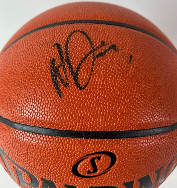 Anthony Davis Autographed Spalding NBA Basketball PSA/DNA COA