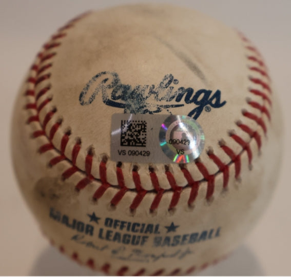 Game Used Baseball - Astros vs Rockies 8/20/2020 - Marquez to Gurriel MLB Authenticated - Latitude Sports Marketing