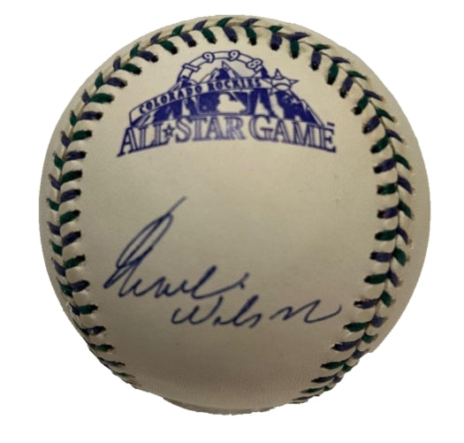 Earl Wilson Autographed Official 1998 MLB All Star Game Baseball JSA COA - Latitude Sports Marketing