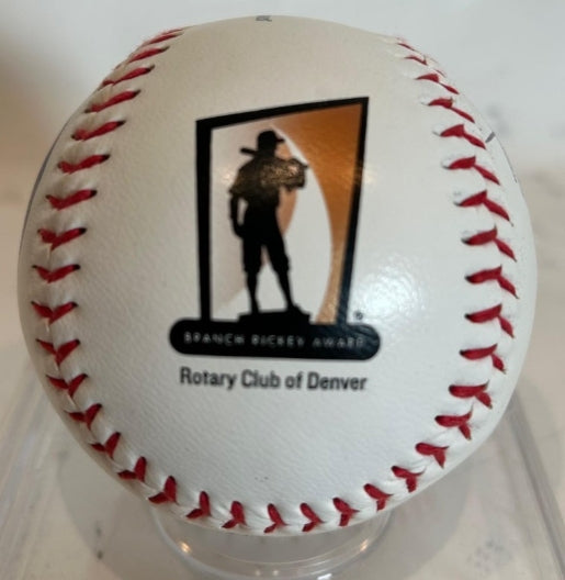 Anthony Rizzo Autographed Chicago Cubs 2014 Branch Rickey Award Baseball – JSA COA - Latitude Sports Marketing