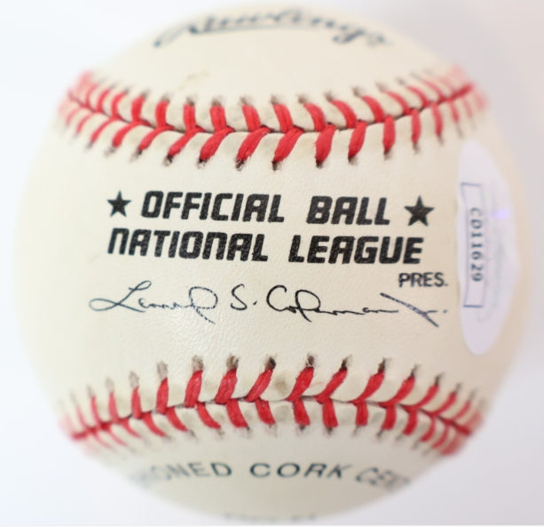 Buddy Bell Autographed Official National League Baseball – JSA/James Spence COA - Latitude Sports Marketing