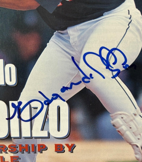 Edgardo Alfonzo Autographed Sports Spectrum Magazine (July-August 2001) JSA COA