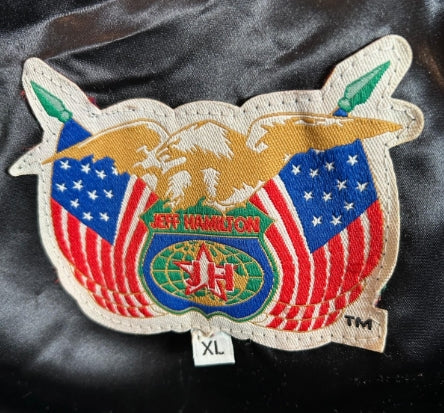 Vintage Jeff Hamilton Hardwood Classics ABA/NBA Patches Jacket (Size XL)