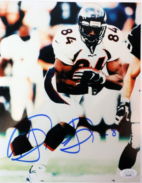 Shannon Sharpe Autographed Denver Broncos 8x10 Photo JSA COA