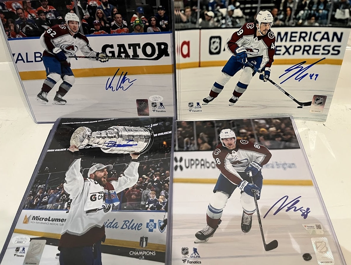 FATHER'S DAY SPECIAL - Avalanche Photo Package! 4 Autographed 8x10 (images may vary)