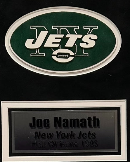 Mickey Mantle & Joe Namath Dual-Autographed 11x14 Photo Framed Collage – PSA LOA