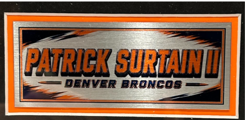 Patrick Surtain II Autographed Denver Broncos Framed 8x10 Photo – Beckett Authentication