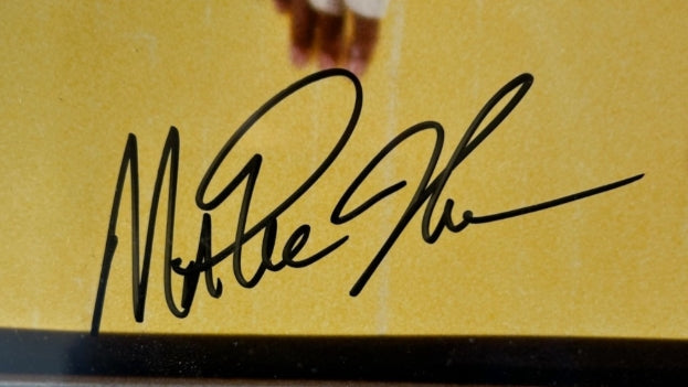 Michael Jordan & Magic Johnson Dual Autographed 16x20 in Custom LED Framed UDA