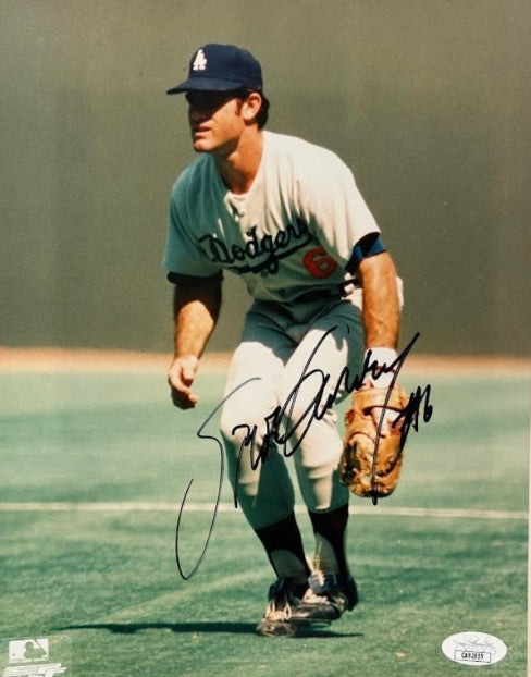 Steve Garvey Autographed Los Angeles Dodgers 8x10 Photo JSA COA