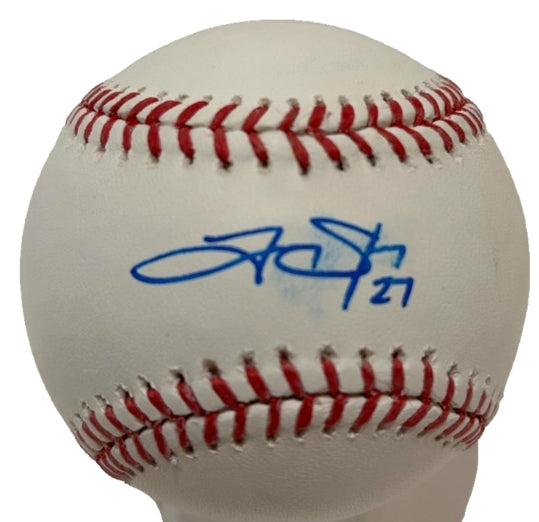 Trevor Story Autographed Rawlings Official Major League Baseball - MLB COA
