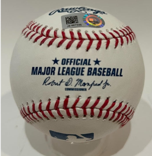 Trevor Story Autographed Rawlings Official Major League Baseball - MLB COA