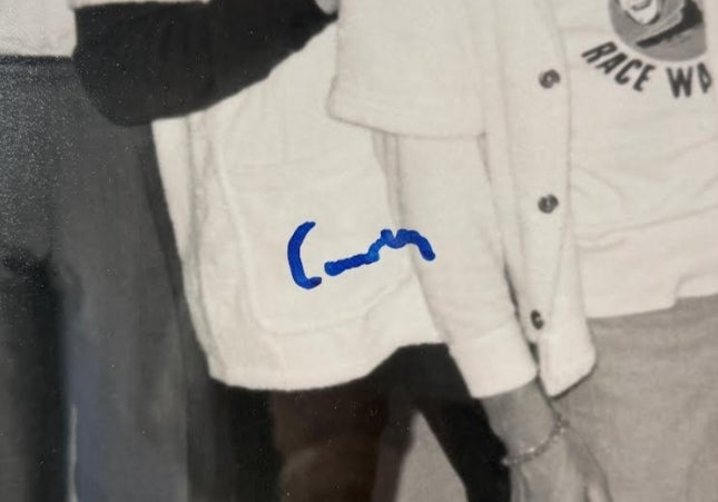 Cassius Clay Autographed 16x20 Photo with the Beatles JSA/DNA COA