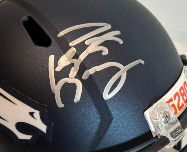 Peyton Manning Autographed Denver Broncos Navy 5280 Full-Size Replica Helmet Fanatics COA - Latitude Sports Marketing