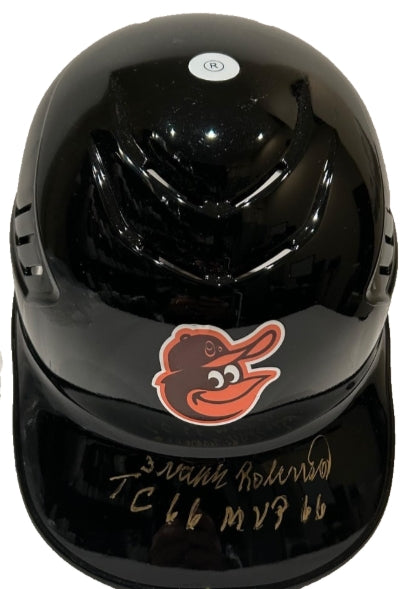Frank Robinson Autographed Authentic Baltimore Orioles Game Model Batting Helmet PSA/DNA COA - Latitude Sports Marketing