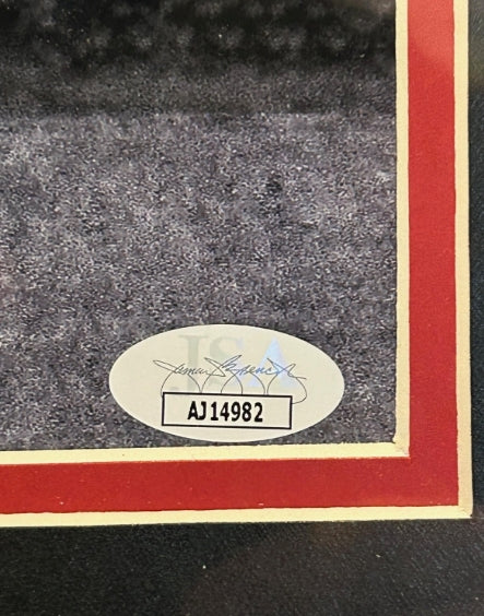 Ron Santo Autographed 8"x10" Chicago Cubs Photo in 15"W x 17"H Frame - JSA COA