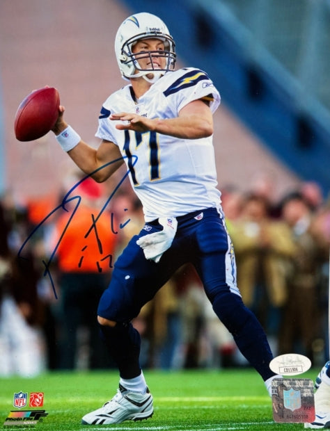 Philip Rivers Autographed San Diego Chargers 8x10 Photo - JSA COA - Latitude Sports Marketing