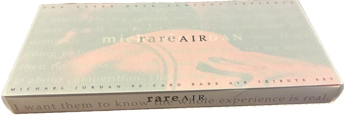 1994 Upper Deck Michael Jordan Rare Air 90-Card Complete Set (Open Box)