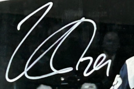 Cale Makar/Nathan MacKinnon Dual Autographed 16x20 Photo Framed Fanatics COA