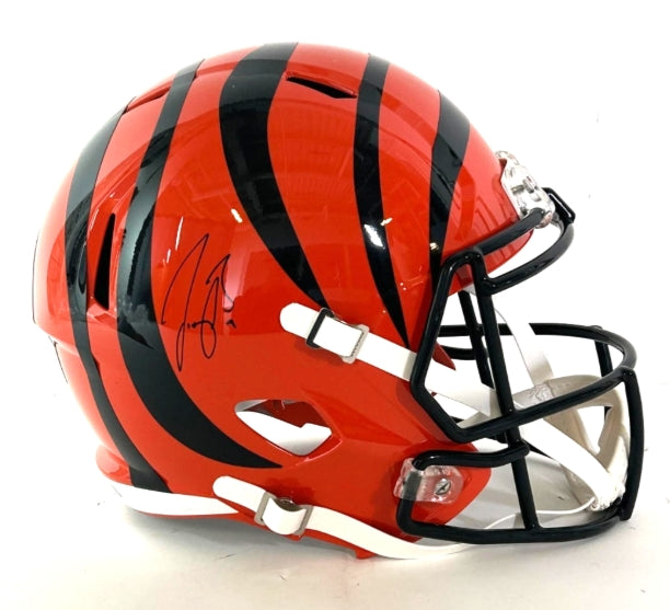Joe Burrow Autographed Cincinnati Bengals Replica Helmet Fanatics COA