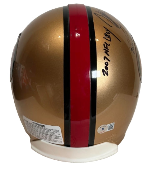 Patrick Willis Autographed/3X Inscribed San Francisco 49ers Full-Size Authentic Helmet BAS COA