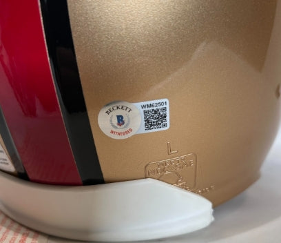 Patrick Willis Autographed/3X Inscribed San Francisco 49ers Full-Size Authentic Helmet BAS COA