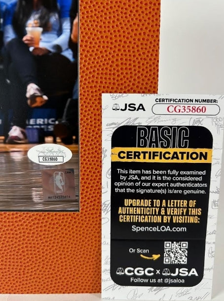 Jamal Murray Autographed 8x10 Denver Nuggets Photo w/ Basketball Mat JSA COA