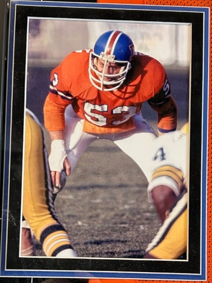 Randy Gradishar Autographed/2x Inscribed Deluxe Framed Denver Broncos Jersey BAS COA
