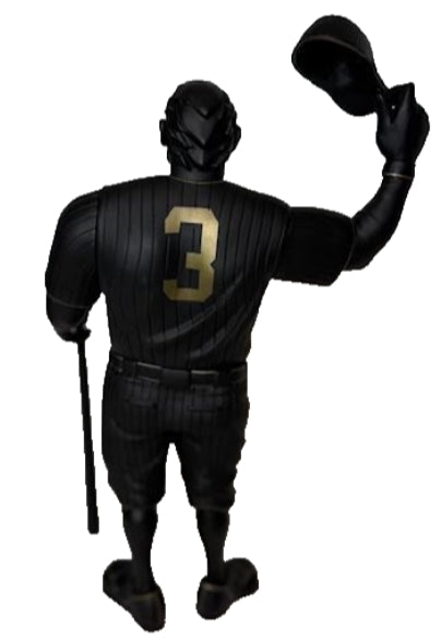Babe Ruth All Star Vinyl Figure – NYY BR3 Black Edition (12" Tall) New in Box