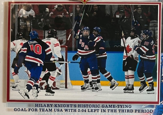 USA Women's Hockey Team – Gold Medal Milan 2026 Framed Photo Collage (27"W x 22"H)